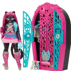 Monster High Skulltimate Secrets Doll & Access, Hauntlywood Mysteries Catty Noir
